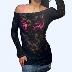 Goth Black Lace Top by Victoria’s Secret!